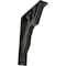 Ekena Millwork Damon Wrought Iron Bracket, (Triple center brace), Antiqued Silver 2"W x 7 1/2"D x 10"H BKTM02X07X10TDAASV - alternate 1